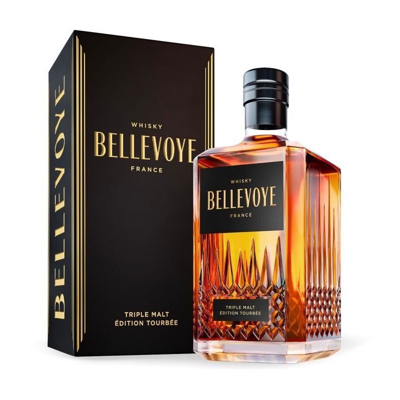 BELLEVOYE - NOIR - Whisky - Triple Malt - Origine : France - 43 % alco