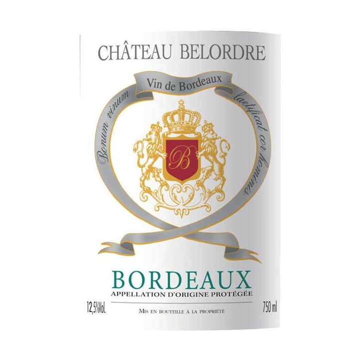 Château Belordre 2023 Bordeaux - Vin blanc sec de Bordeaux