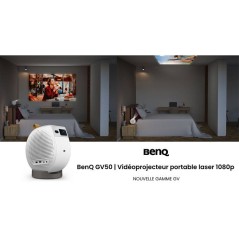 Vidéoprojecteur nomade BENQ GV50 Full HD Laser 500 AI Google TV