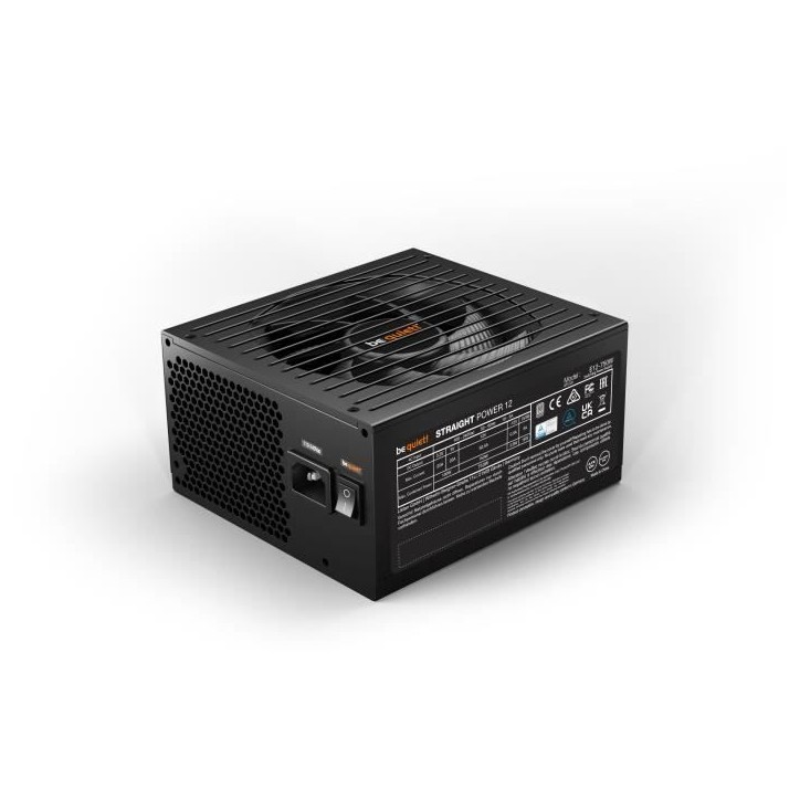 Be quiet! - BN336 Straight Power 12 Platinum - Alimentation PC - 750 W Be quiet! - BN336 Straight Power 12 Platinum - Alimentation PC - 750 W