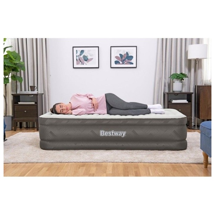 BESTWAY Bestway Lit gonflable 1 place 191 x 97 x 46 cm pompe électrique intégrée