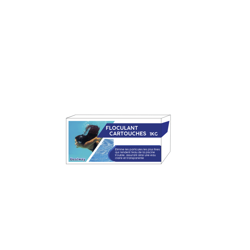 Floculant cartouches BESTWAY - 25443 - 20gr - 1kg