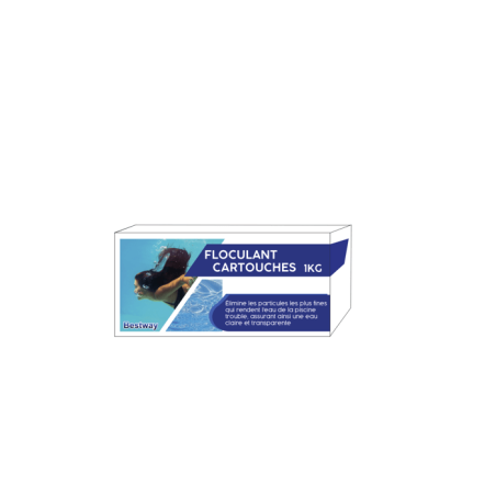 Floculant cartouches BESTWAY - 25443 - 20gr - 1kg