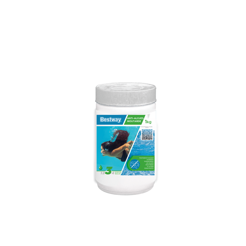 Anti-algues moutarde BESTWAY - 25306 - Poudre - 1 kg