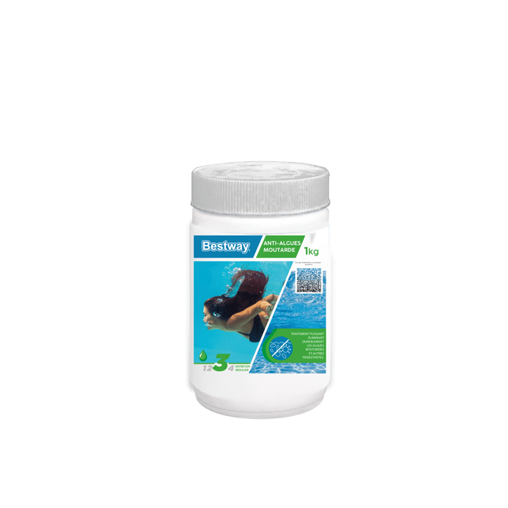 Anti-algues moutarde BESTWAY - 25306 - Poudre - 1 kg