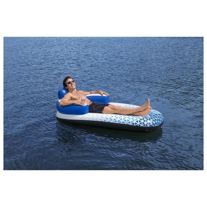 Bouée gonflable - Bestway - matelas Hydroforce - 1 place - 183 x 97 x 53,5 cm