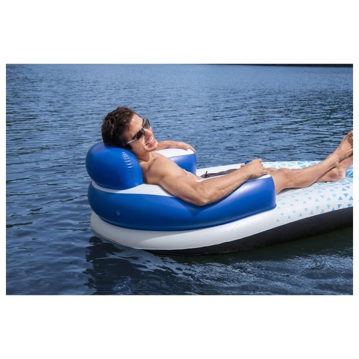 Bouée gonflable - Bestway - matelas Hydroforce - 1 place - 183 x 97 x 53,5 cm