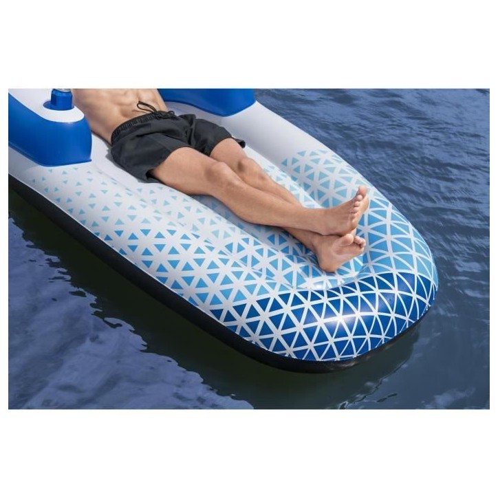 Bouée gonflable - Bestway - matelas Hydroforce - 1 place - 183 x 97 x 53,5 cm