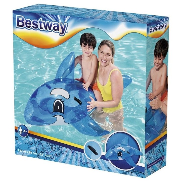 Bouée a chevaucher - Bestway - Baleine - 148 x 84 x 68 cm Bouée a chevaucher - Bestway - Baleine - 148 x 84 x 68 cm