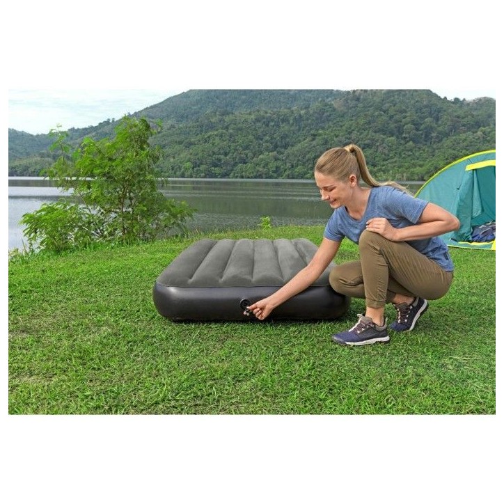 Matelas gonflable - BESTWAY - Tritech - 1 place - 1,88 m x 99 cm - Confort durable Matelas gonflable - BESTWAY - Tritech - 1 place - 1,88 m x 99 cm - Confort durable