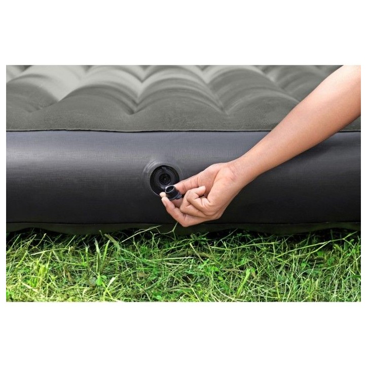 Matelas gonflable - Bestway - Tritech - 2 places - 2,03 m x 1,52 m - Noir Matelas gonflable - Bestway - Tritech - 2 places - 2,03 m x 1,52 m - Noir