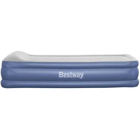 Lit gonflable - BESTWAY - 67628 - 1 place - 191 x 97 x 46 cm, pompe électrique intégrée, cadre de lit