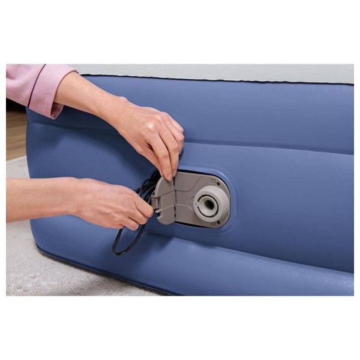 Lit gonflable - BESTWAY - 67628 - 1 place - 191 x 97 x 46 cm, pompe électrique intégrée, cadre de lit Lit gonflable - BESTWAY - 67628 - 1 place - 191 x 97 x 46 cm, pompe électrique intégrée, cadre de lit