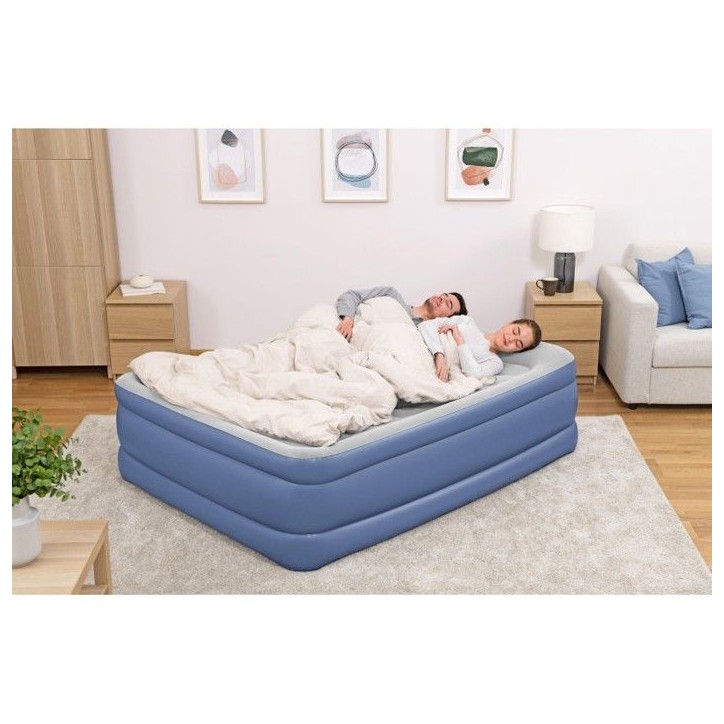 Lit gonflable - Bestway - Tritech - 152 x 203 x 46 cm - 2 places - Pompe intégrée Lit gonflable - Bestway - Tritech - 152 x 203 x 46 cm - 2 places - Pompe intégrée