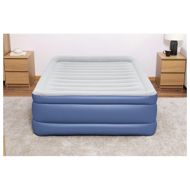 Lit gonflable - Bestway - Tritech - 152 x 203 x 46 cm - 2 places - Pompe intégrée Lit gonflable - Bestway - Tritech - 152 x 203 x 46 cm - 2 places - Pompe intégrée