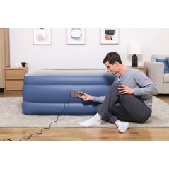 Lit gonflable - Bestway - Tritech - 152 x 203 x 46 cm - 2 places - Pom