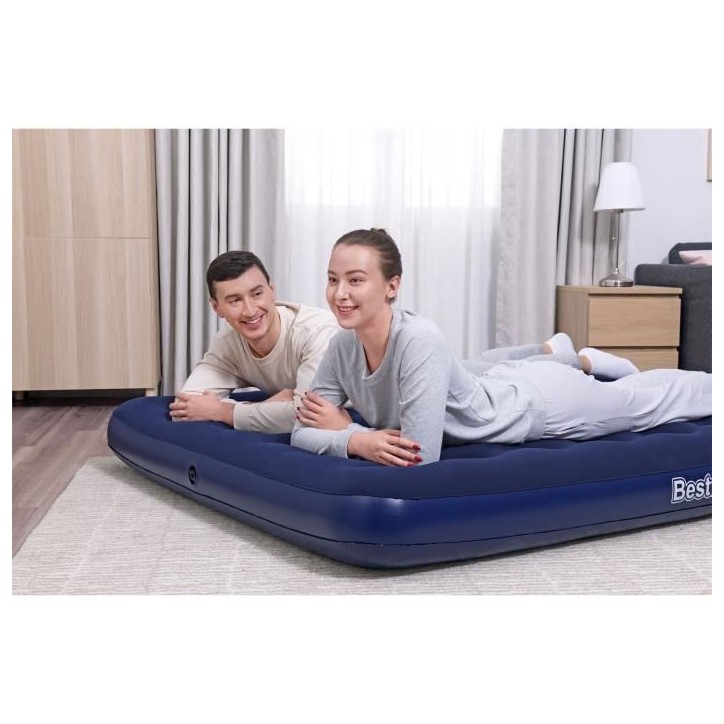 Matelas gonflable camping - BESTWAY - 67003 - 2 places, 2,03 m x 1,52 m x 22 cm Matelas gonflable camping - BESTWAY - 67003 - 2 places, 2,03 m x 1,52 m x 22 cm