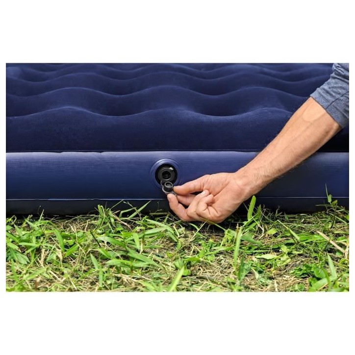 Matelas gonflable camping - BESTWAY - 67003 - 2 places, 2,03 m x 1,52 m x 22 cm Matelas gonflable camping - BESTWAY - 67003 - 2 places, 2,03 m x 1,52 m x 22 cm