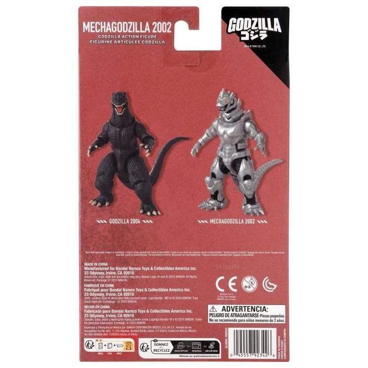 Figurine - BANDAI - Godzilla - 92342 - Mecha Godzilla - 15 cm