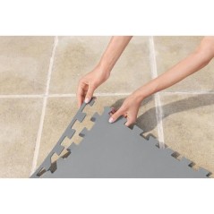 BESTWAY - Tapis de sol pour spa carré ou rond Lay-Z-Spa 196 x 196 cm