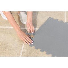 BESTWAY - Tapis de sol pour spa carré ou rond Lay-Z-Spa 196 x 196 cm