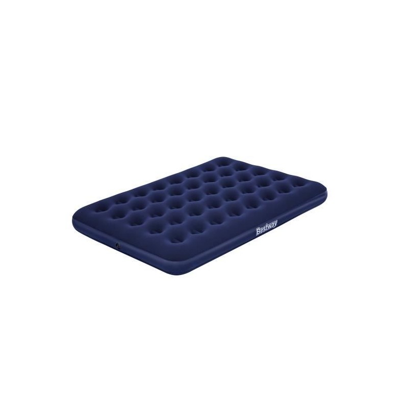 Matelas gonflable camping - BESTWAY - 2 places - 191x137x22 cm avec po