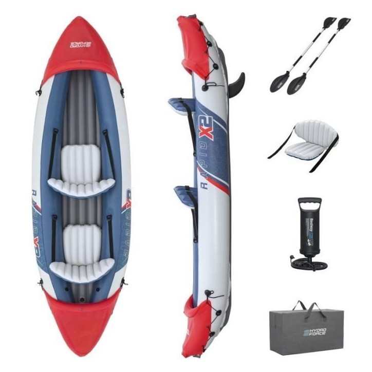 Hydro-Force™ Kayak gonflable 2 places Rapid X2 321 cm