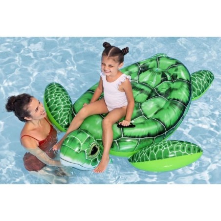 Bouée a chevaucher - Bestway - Tortue - 153 x 140 x 38 cm