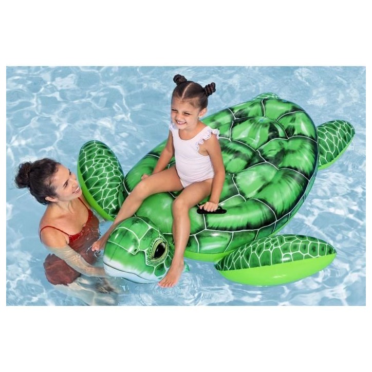 Bouée a chevaucher - Bestway - Tortue - 153 x 140 x 38 cm