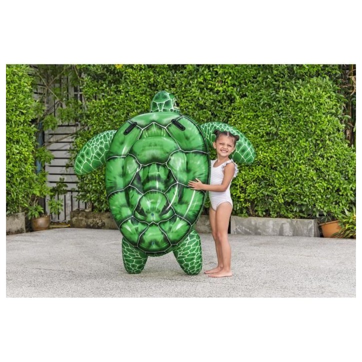 Bouée a chevaucher - Bestway - Tortue - 153 x 140 x 38 cm