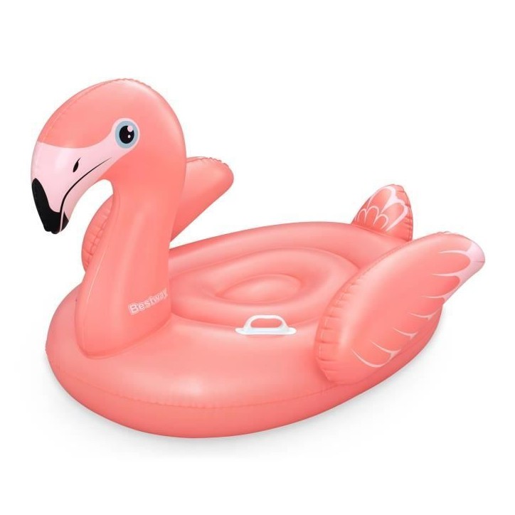 Bouée a chevaucher - Bestway - Flamant rose - 138 x 107 cm