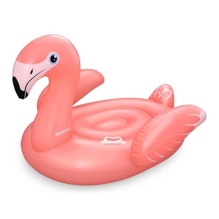 Bouée a chevaucher - Bestway - Flamant rose - 168 x 120 cm Bouée a chevaucher - Bestway - Flamant rose - 168 x 120 cm