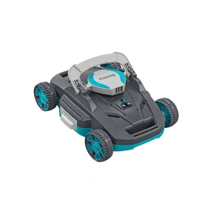 Robot aspirateur - Bestway - Platine - Rechargeable et autonome - nettoyage fond plat - 20 m² max Robot aspirateur - Bestway - Platine - Rechargeable et autonome - nettoyage fond plat - 20 m² max