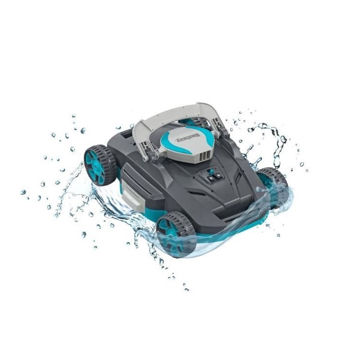Robot aspirateur - Bestway - Platine - Rechargeable et autonome - nettoyage fond plat - 20 m² max Robot aspirateur - Bestway - Platine - Rechargeable et autonome - nettoyage fond plat - 20 m² max