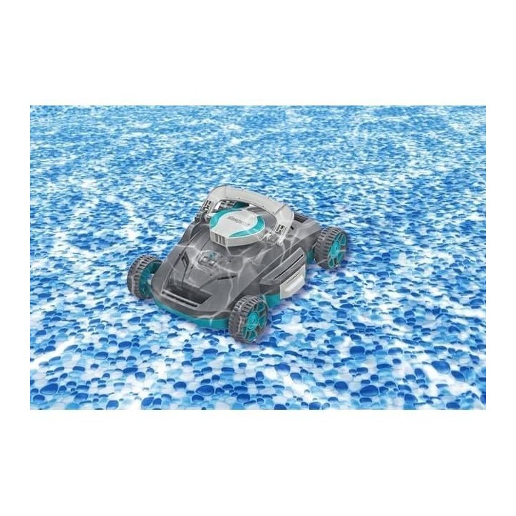 Robot aspirateur - Bestway - Platine - Rechargeable et autonome - nettoyage fond plat - 20 m² max Robot aspirateur - Bestway - Platine - Rechargeable et autonome - nettoyage fond plat - 20 m² max