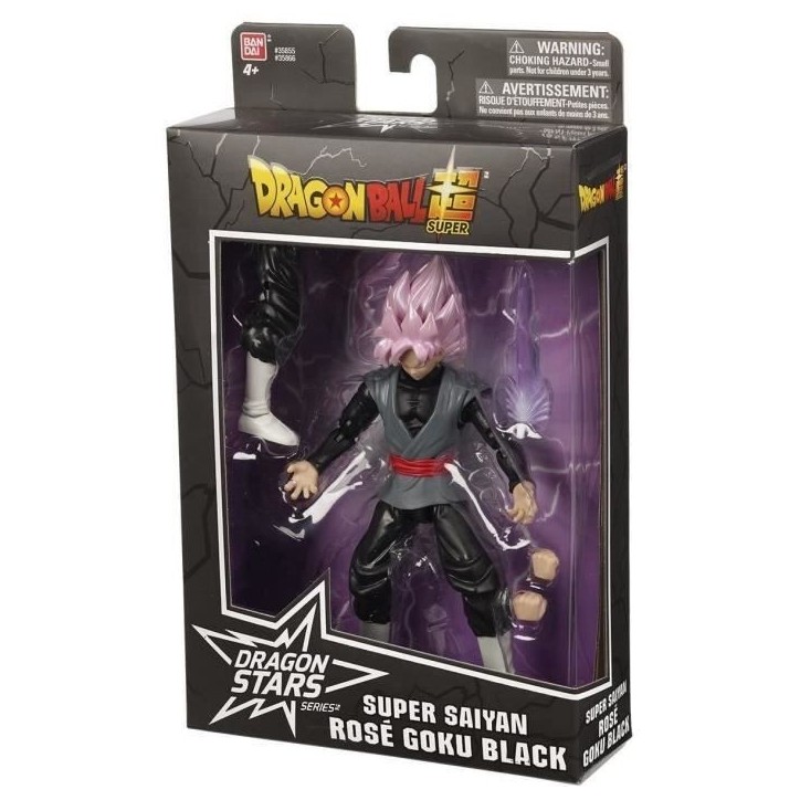 Figurine articulée Goku Black Super Saiyan Rosé - Dragon Ball - BANDAI Figurine articulée Goku Black Super Saiyan Rosé - Dragon Ball - BANDAI
