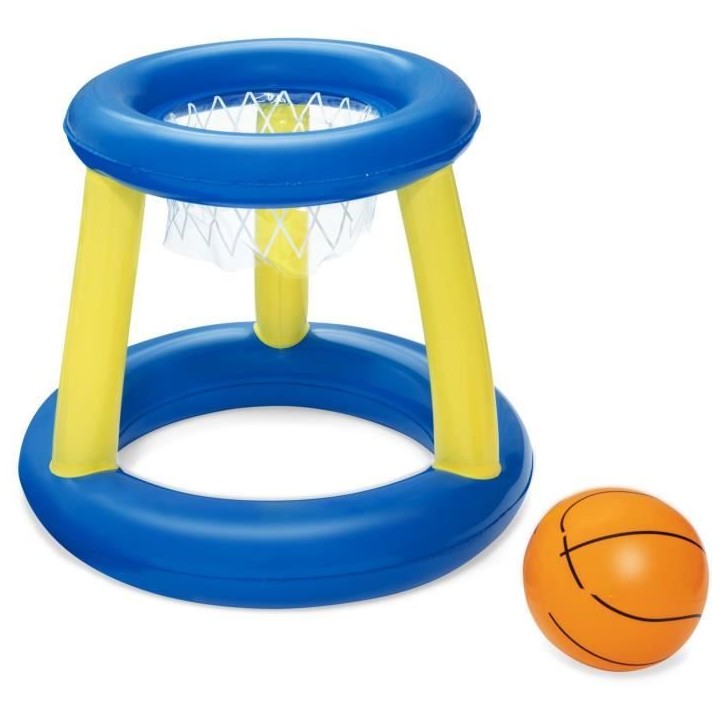 Jeu de piscine Panier de Basket flottant - BESTWAY - 52418 - Ballon, 3 anneaux, diametre 61 cm Jeu de piscine Panier de Basket flottant - BESTWAY - 52418 - Ballon, 3 anneaux, diametre 61 cm