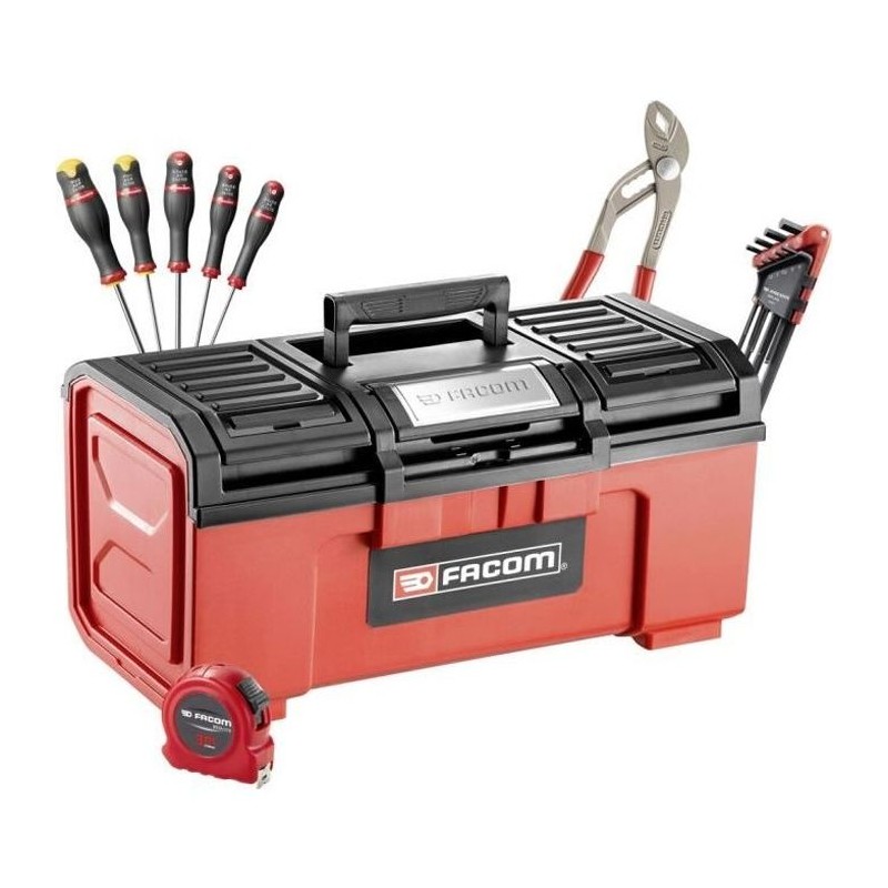Boite a Outils - FACOM - BP.C19NCM1PB + 16 Outils (Livré avec 5 Tvis