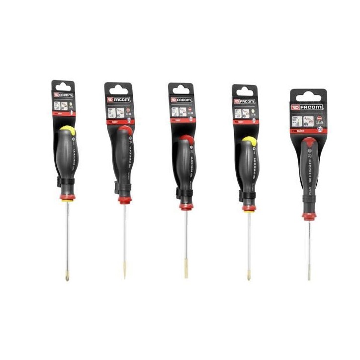Boite a Outils - FACOM - BP.C19NCM1PB + 16 Outils (Livré avec 5 Tvis Protwist + 9 Clés mâles + 1 pince multiprise + 1 Mesure
