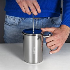 Mousseur a lait - BIALETTI - CAPPUCCINATORE - 330 ml - Acier