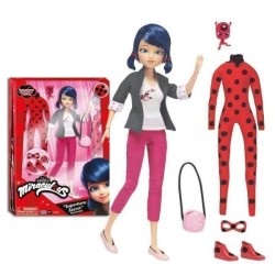 Bandai - Miraculous Ladybug - Poupée mannequin 26 cm et ses deux tenu