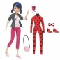 Bandai - Miraculous Ladybug - Poupée mannequin 26 cm et ses deux tenues Bandai - Miraculous Ladybug - Poupée mannequin 26 cm et ses deux tenues