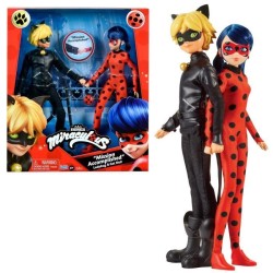 Pack de 2 Poupées mannequin 26 cm Miraculous Ladybug - Revivez les av