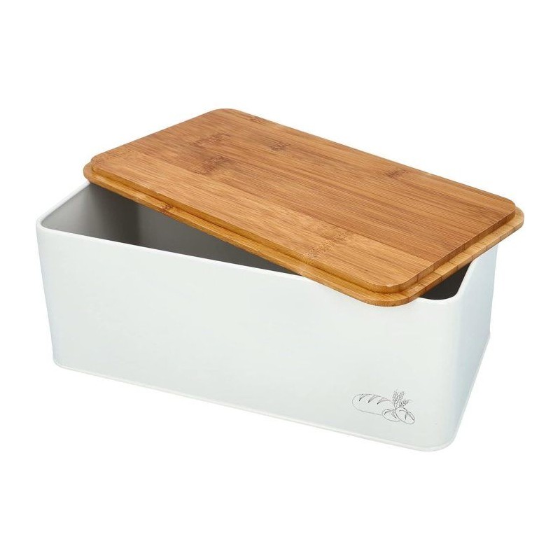 Boîte a pain - BIRKMANN - Avec couvercle - 33 x 18 x 13 cm - Bambou