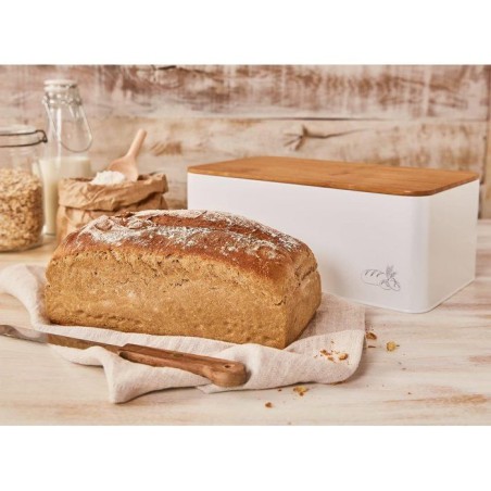 Boîte a pain - BIRKMANN - Avec couvercle - 33 x 18 x 13 cm - Bambou