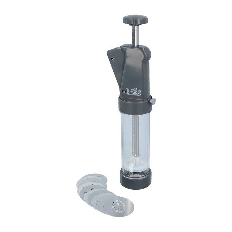 Presse a biscuits - BIRKMANN - EASY BAKING - Plastique - Inclus 10 dis