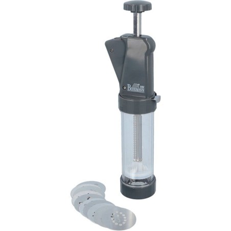 Presse a biscuits - BIRKMANN - EASY BAKING - Plastique - Inclus 10 dis