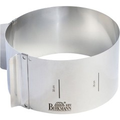 Cercle de pâtisserie - BIRKMANN - EASY BAKING - Acier - Indication de