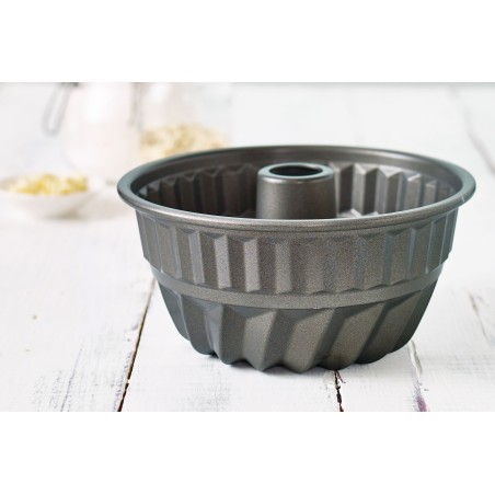 Moule pâtisserie Turban - BIRKMANN - EASY BAKING - Acier carbone - Anti adhésif - 16 x 16 x 8,5 cm