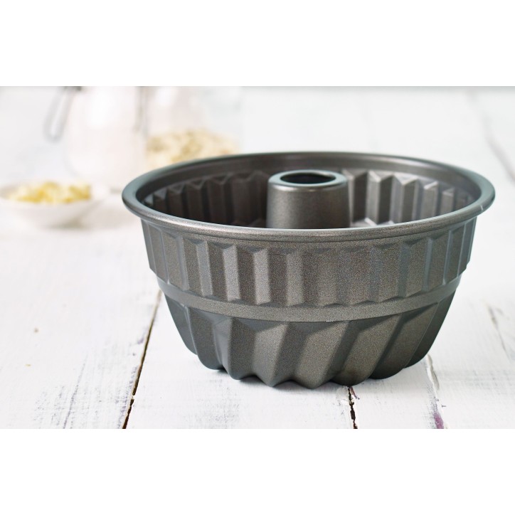 Moule pâtisserie Turban - BIRKMANN - EASY BAKING - Acier carbone - Anti adhésif - 16 x 16 x 8,5 cm Moule pâtisserie Turban - BIRKMANN - EASY BAKING - Acier carbone - Anti adhésif - 16 x 16 x 8,5 cm